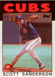 1986 Topps Baseball Cards      406     Scott Sanderson